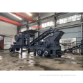 Portable mobile trailer Stone Jaw Crusher screen plant